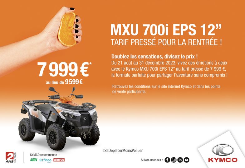 Météore offre quad