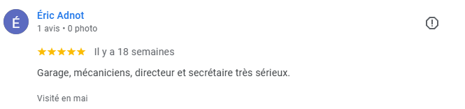 Avis client 5 étoiles sur la concession Météore 87 à Couzeix, Haute-Vienne